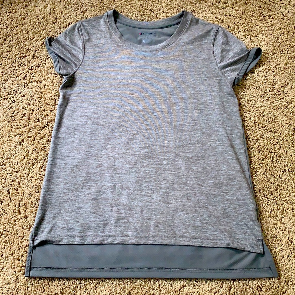 Champion gray athletic tshirt size small